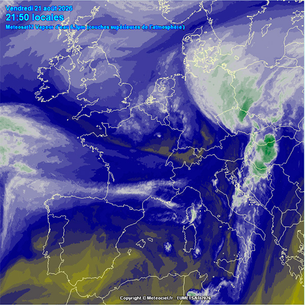 Satellite Meteosat 12 6,3µm